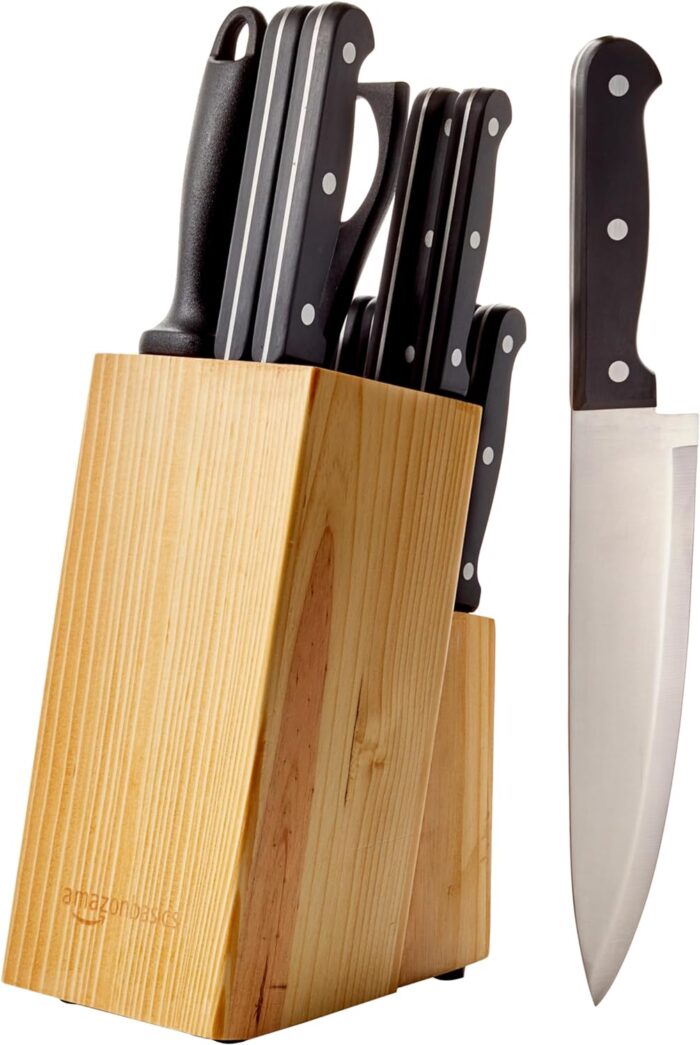 Amazon Basics 14 Piece Kitchen Knife