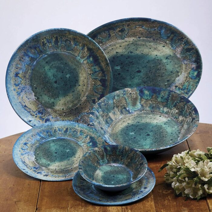 Certified International Radiance Teal Melamine 1 1