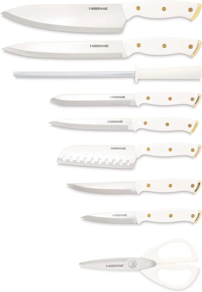 Farberware 15 Piece Triple Riveted Knife Block Set 1